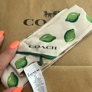New Coach neck scarf